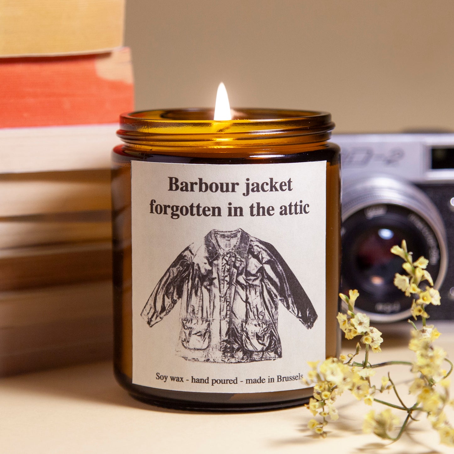 Candle #001 - Barbour jacket forgotten in the attic