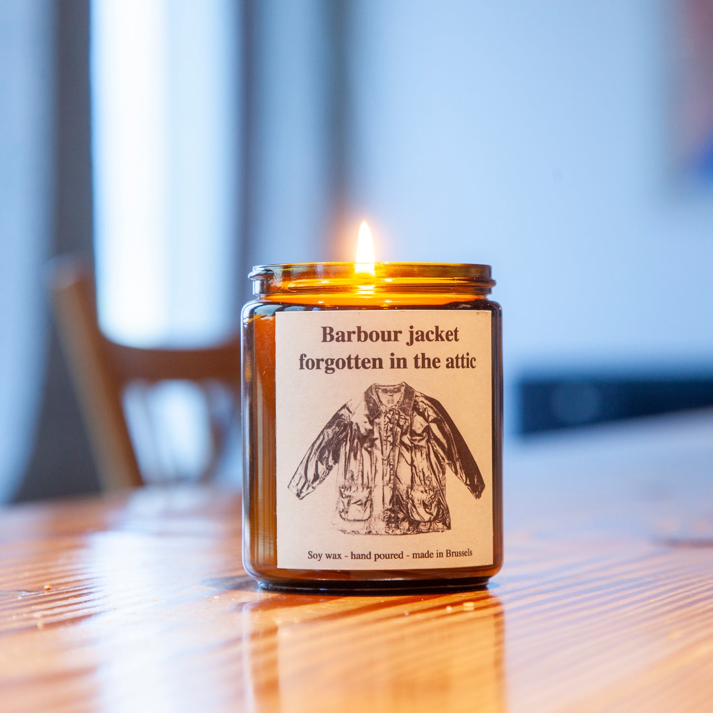 Candle #001 - Barbour jacket forgotten in the attic
